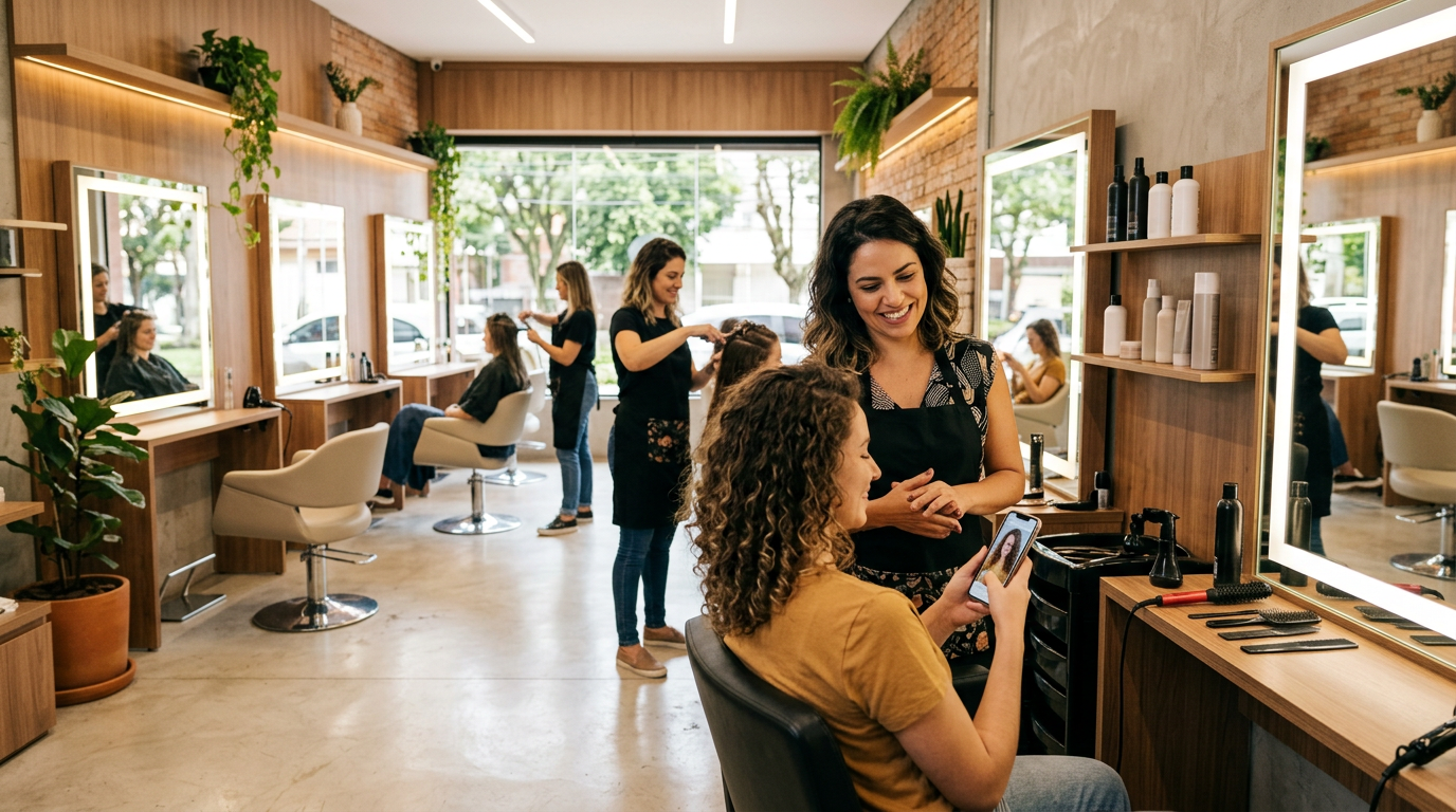 Como Cobrar Sinal no Agendamento em Salão e Barbearia